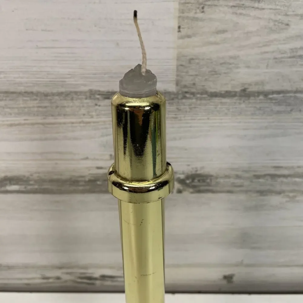 Vintage PartyLite Gaslight Lamp P0472 Candle Holder Brass - Picture 2 of 8